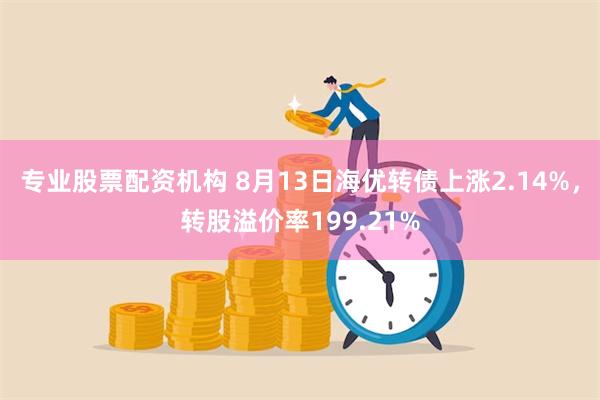 专业股票配资机构 8月13日海优转债上涨2.14%，转股溢价率199.21%