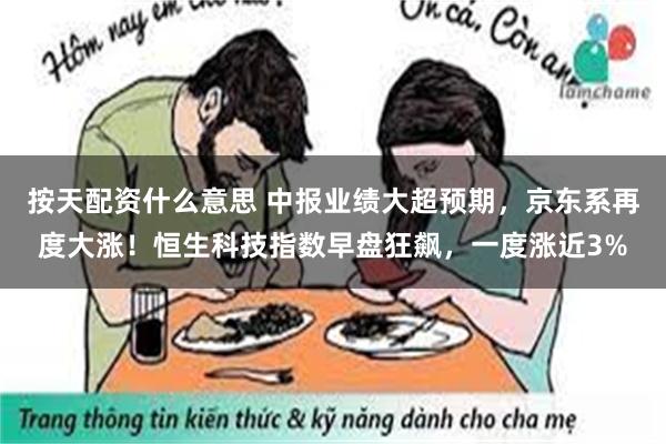 按天配资什么意思 中报业绩大超预期，京东系再度大涨！恒生科技