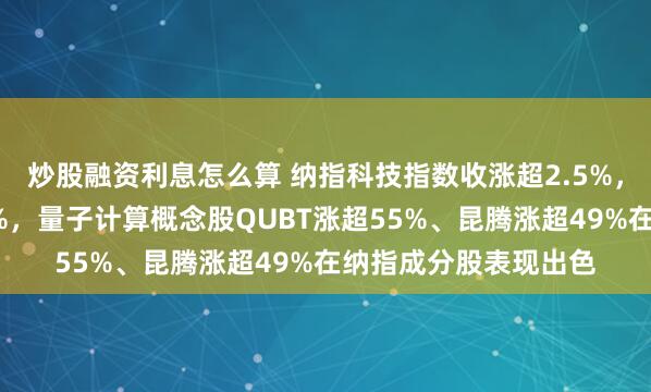 炒股融资利息怎么算 纳指科技指数收涨超2.5%，费城银行指数涨超4%，量子计算概念股QUBT涨超55%、昆腾涨超49%在纳指成分股表现出色